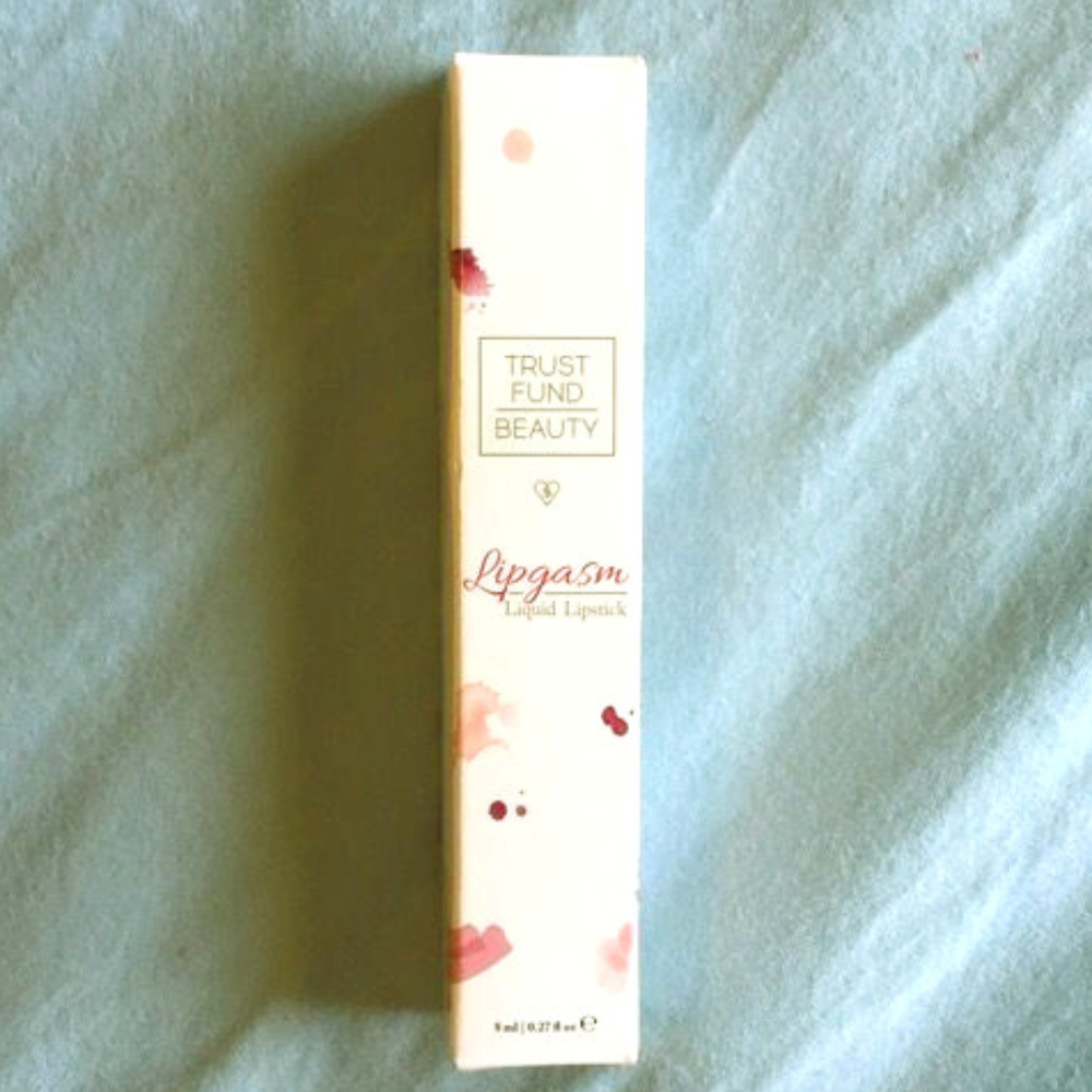 Trust Fund Beauty Lipgasm liquid lipstick